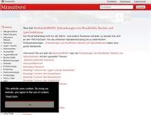 Tablet Screenshot of medizinfo.de